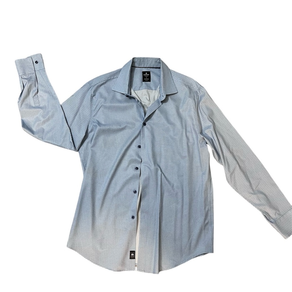 Brooklyn Brigade Modern Slim 17/XL Blue Dress Shirt